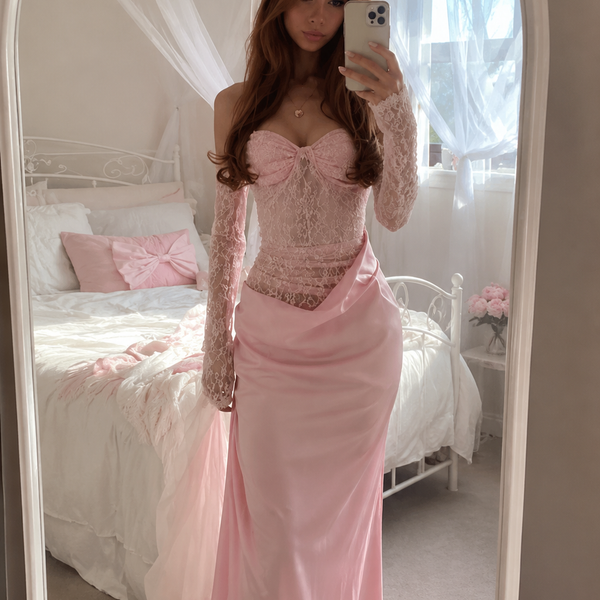 Get 50% Off Today, Rosalie Lace Maxi Dress 💕
