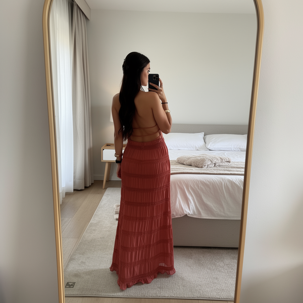 Backless Maxi Dress