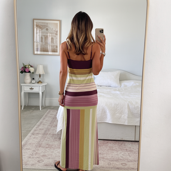 Striped Maxi Dress (50% OFF)