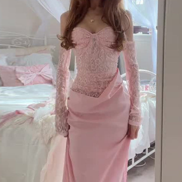 Get 50% Off Today, Rosalie Lace Maxi Dress 💕